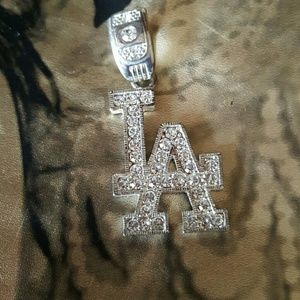 LA large bling pendent!