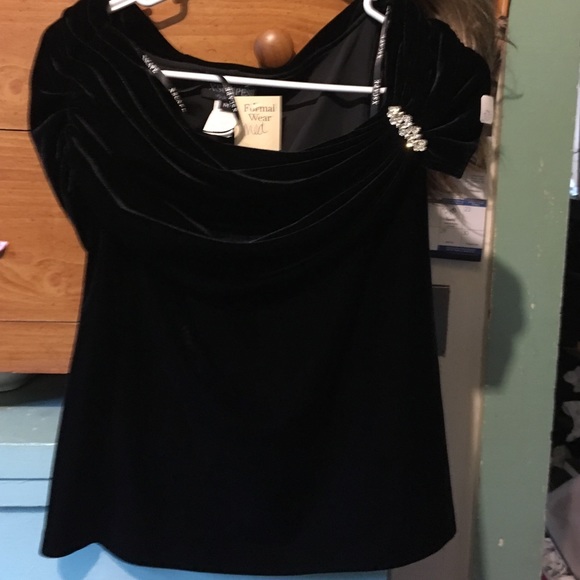 Brand-new  velveteen top never worn