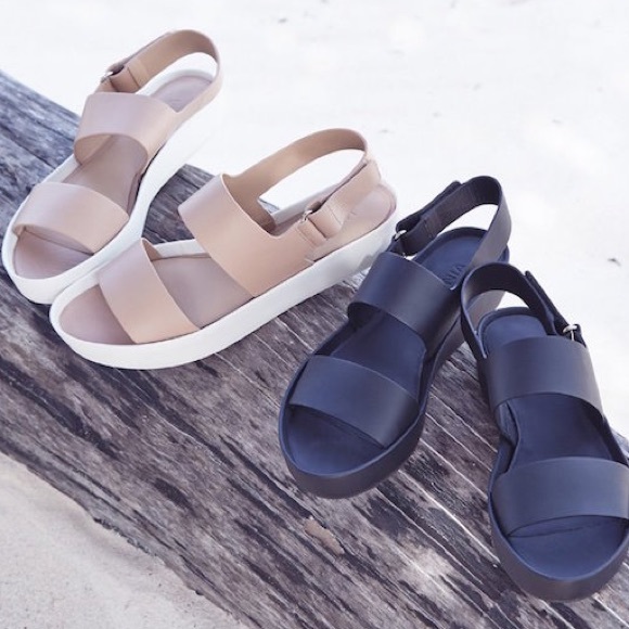 Vince Shoes - Vince Nude Flatform Sandals