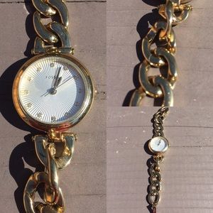 Fossil - Gold plated- braided Watch