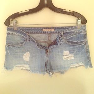 Denim shorts