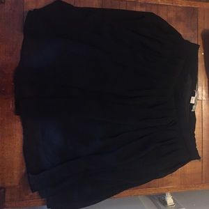 Pleated forever 21 high waisted skirt