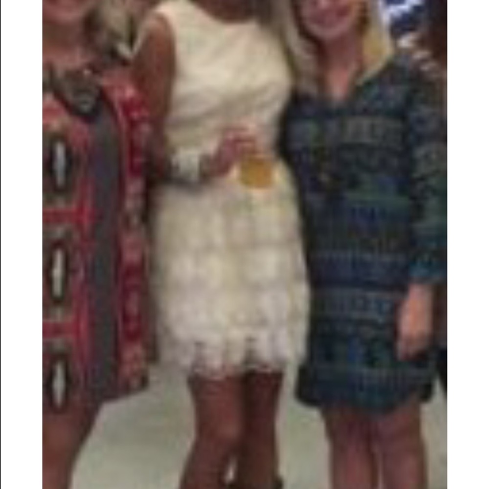 Ivory lace dress