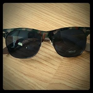 NWOT Camo Print Sunglasses