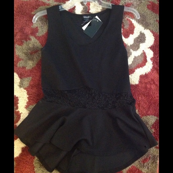 🎉HP🎉STOOSH PEPLUM TOP🎉🎉 🚫trades - Picture 2 of 4