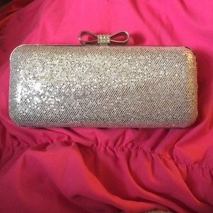 Lulu Townsend silver clutch