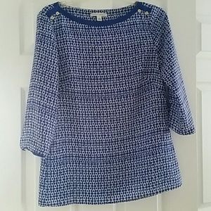 Blue banana republic blouse