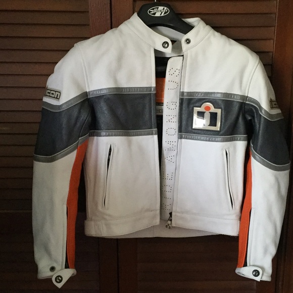 ICON women's motorcycle jacket. Tons of padding!