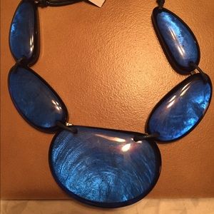 Blue stone necklace