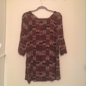 Tribal print tunic