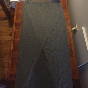 Grey H&M wrap skirt