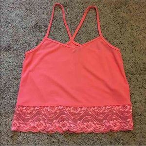 Coral tank top