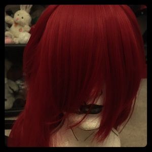 Cosplay Dark Red Wig 40"