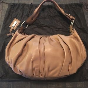 Italian leather Coccinelle tan purse!