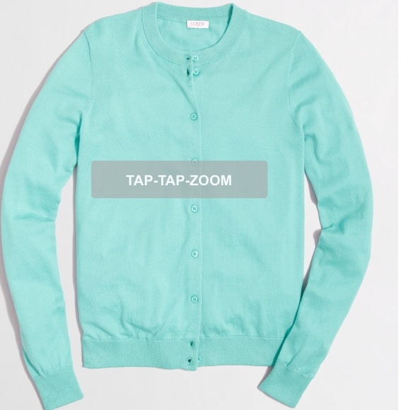 Aqua blue j crew cardigan! - Picture 1 of 1
