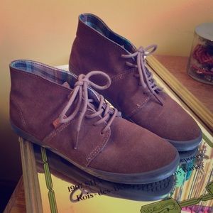 Brown Vans Booties