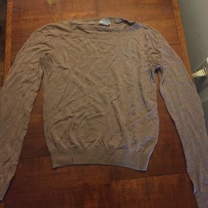 Taupe cropped sweater