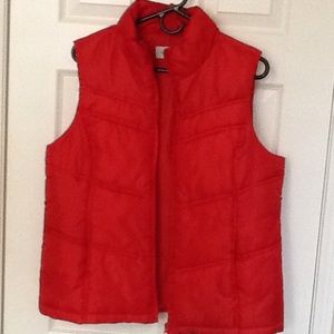 Sleeveless puff jacket