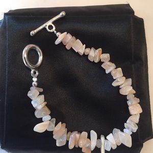 Childs Quartz bracelet light pink and gray
