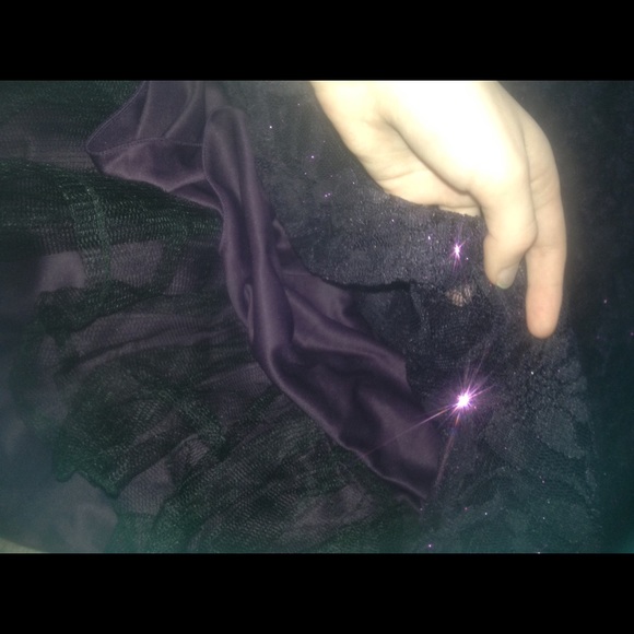 SOLD***Sparkly purple lace dress - Picture 4 of 4