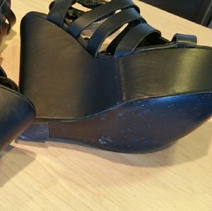 Steve Madden Shoes - Cortknee ultra high wedge sandals /platform Steve Madden Shoes - Cortknee ultra high wedge sandals /platform