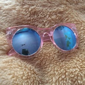 Mink Pink Reflective Mirror Cat Eye sunglasses