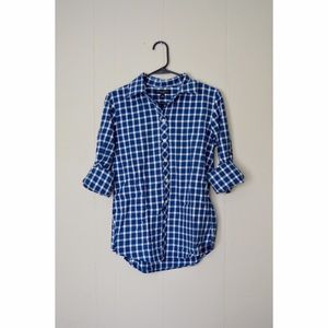 Banana Republic plaid flannel size small
