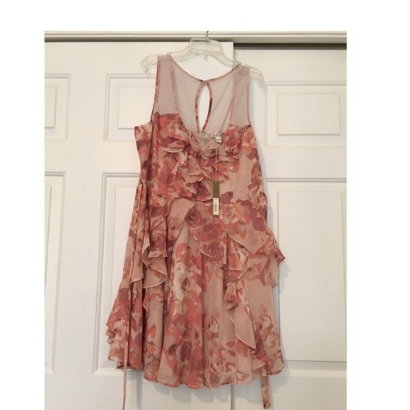 Lauren Conrad Illusion Neckline Dress Size 12