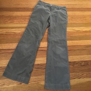 GAP grey Corduroy Pants Sz 4 31" inseam cute!