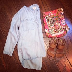 Anthropologie (Cloth + Stone) Chambray Shirt
