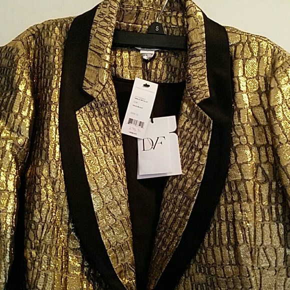 DVF Ofelia Metallic jacket - Picture 3 of 4