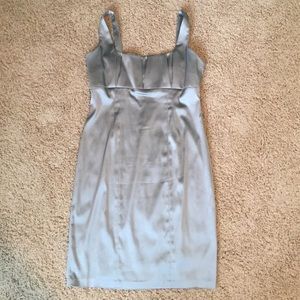 Calvin Klein silver cocktail dress, size 12
