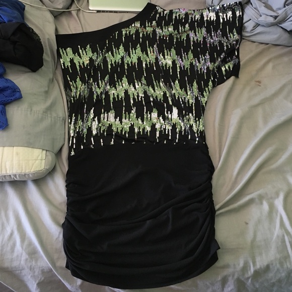 One shoulder dress