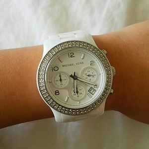 Michael Kors white ceramic watch