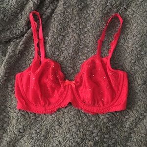 NWOT Victoria's Secret Red Unlined Bra