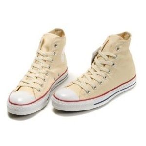 Converse Shoes - Converse Cream Hightops Converse Shoes - Converse Cream Hightops
