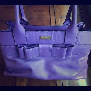Kate Spade Purple Elena Villabella Avenue handbag