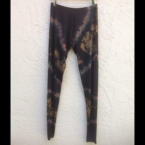 Tie dye leggings/yoga pants