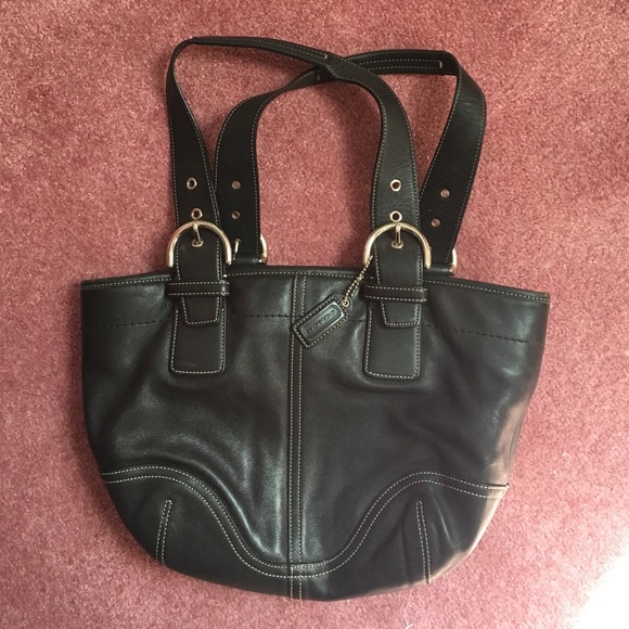 Coach black leather purse - Picture 3 of 6