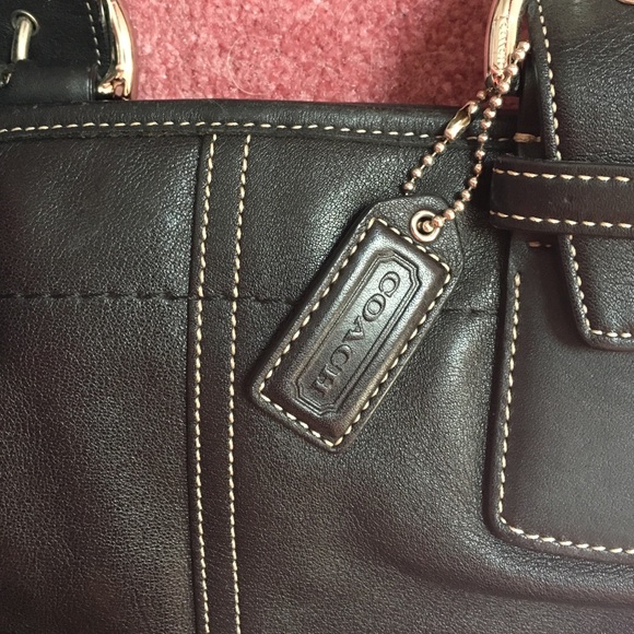 Coach black leather purse - Picture 4 of 6