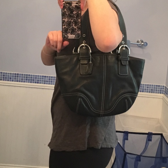 Coach black leather purse - Picture 6 of 6