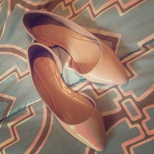 Aldo Pointed Nude Flats