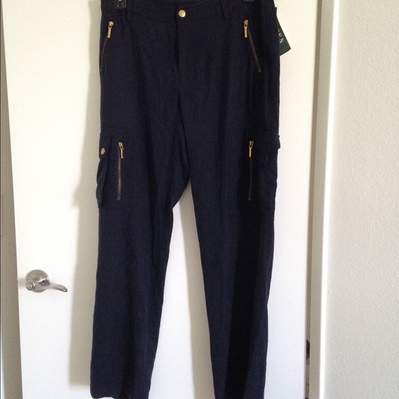 Ralph Lauren silk pants 10