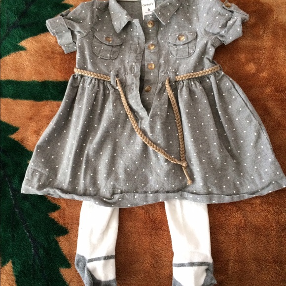 Dress and tights