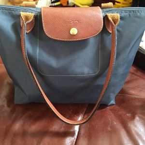 Long Champ Medium Grey