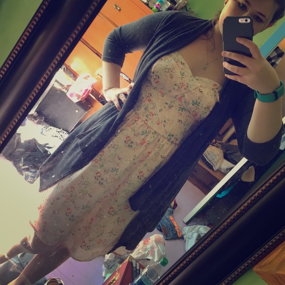 Strapless dress