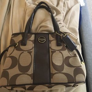 brown coach purse