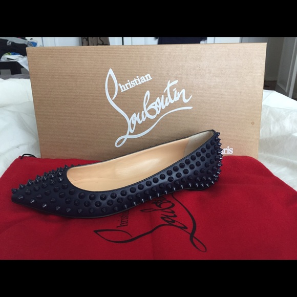 Louboutin studded flats
