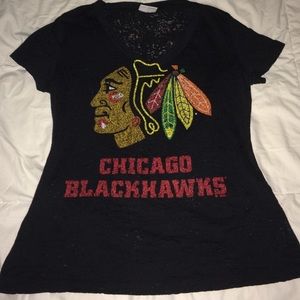 Patrick Kane Blackhawks burnout V-neck tshirt!