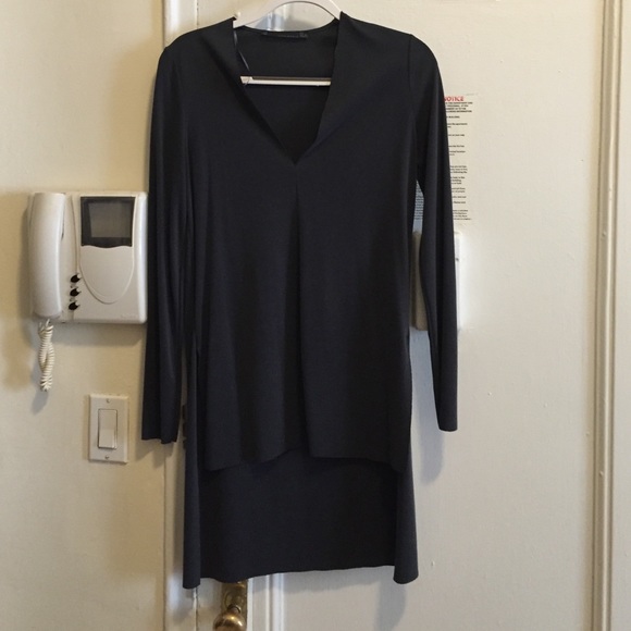 Zara high low studio top
